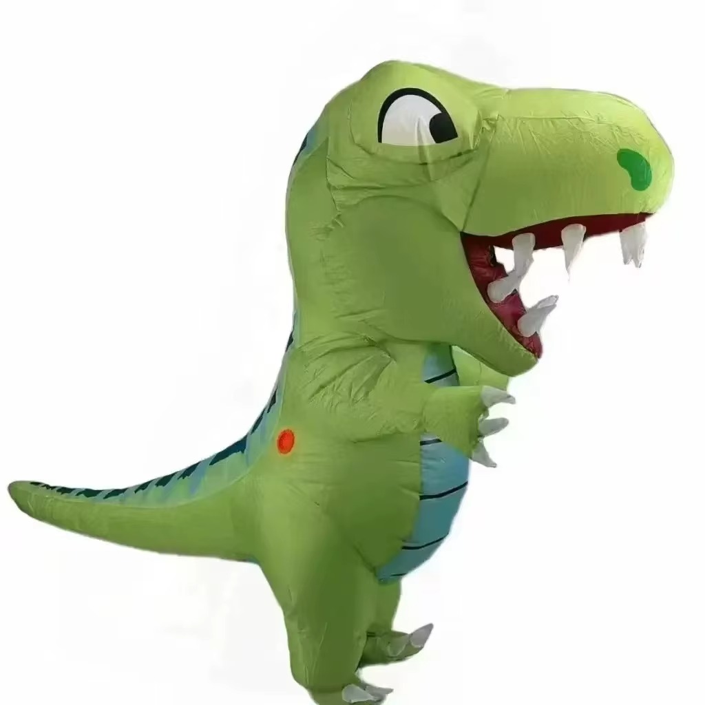 Suits - Fantasia Inflável de Dinossauro Cabeçudo Adulto,