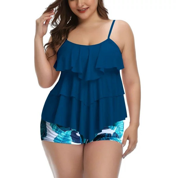 Shorts - Biquíni Feminino Plus Size com Estampa