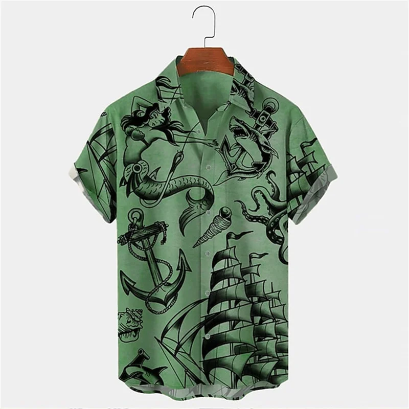 Camisa Havaiana Masculina de V - Vintage Hawaiian Floral Shirt avaliação e preço