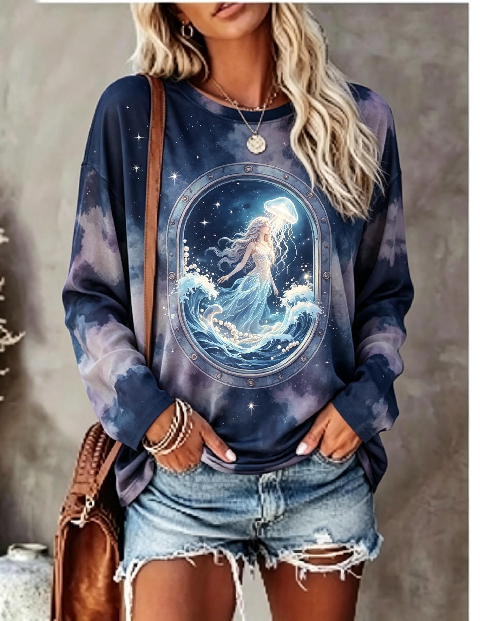 Camiseta de manga comprida par - T-Shirts avaliação e preço