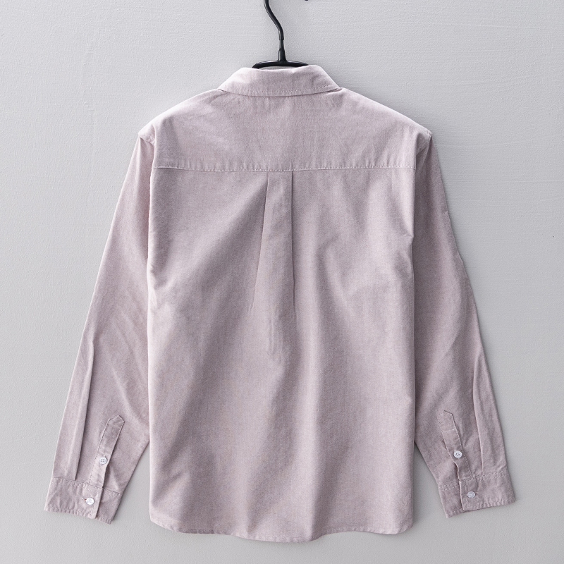 Novo estilo de manga comprida  - Oxford Cotton Casual Shirt Business avaliação e preço