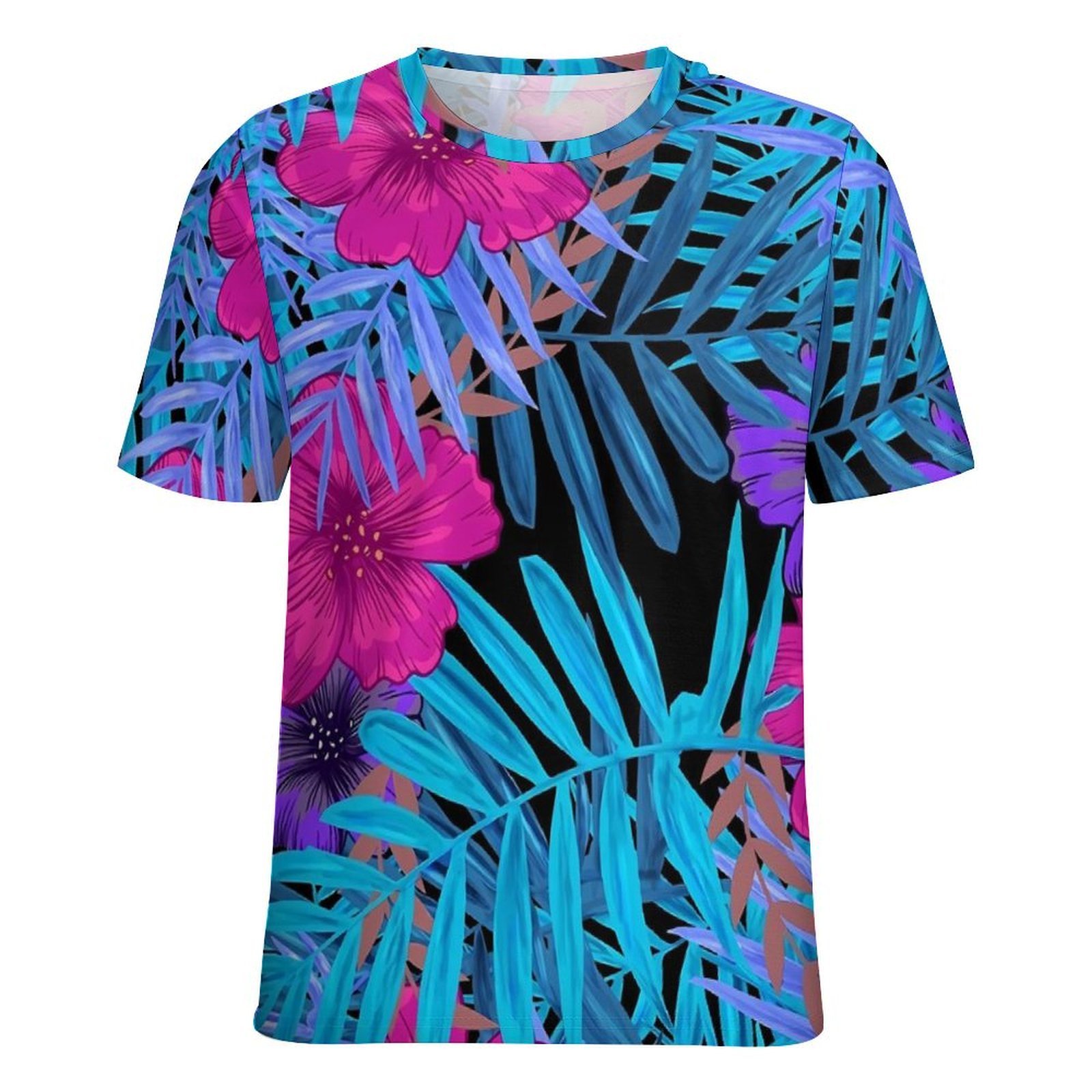 Camiseta oversized, camisetas  - Vintage Hawaiian Floral Shirt avaliação e preço
