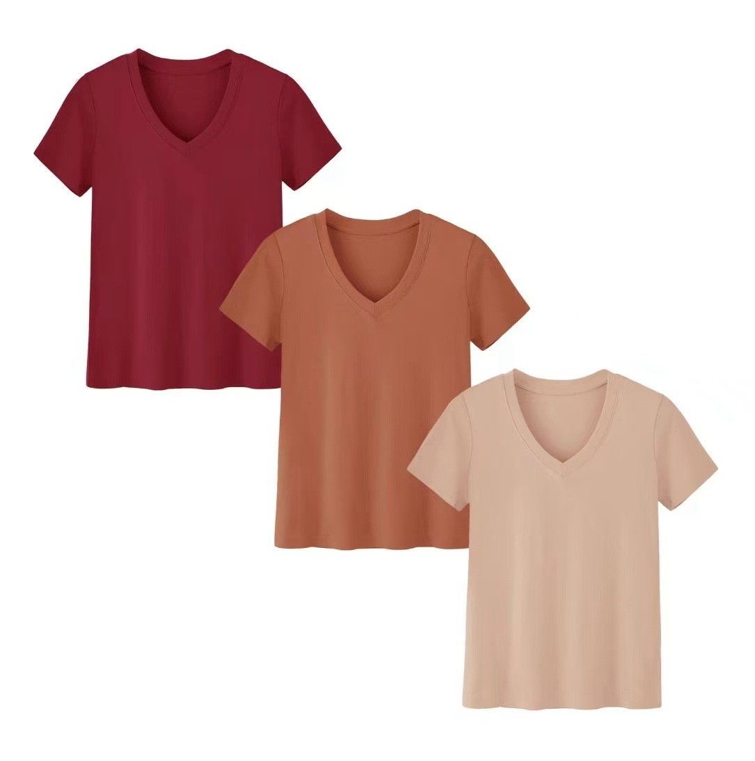 Conjunto Feminino Casual de Ma - T-Shirts avaliação e preço