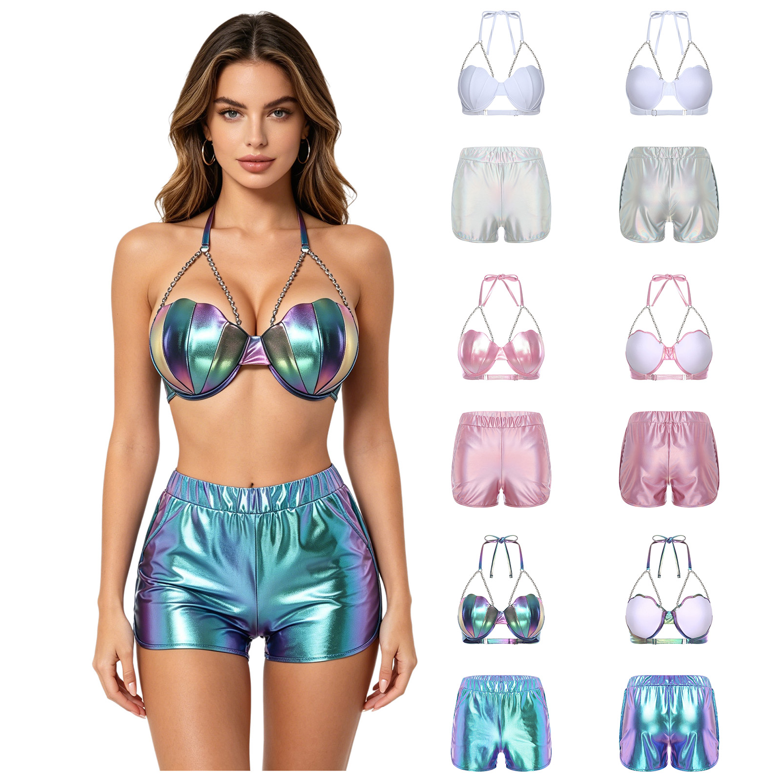Conjunto de tankini feminino m - Shorts avaliação e preço
