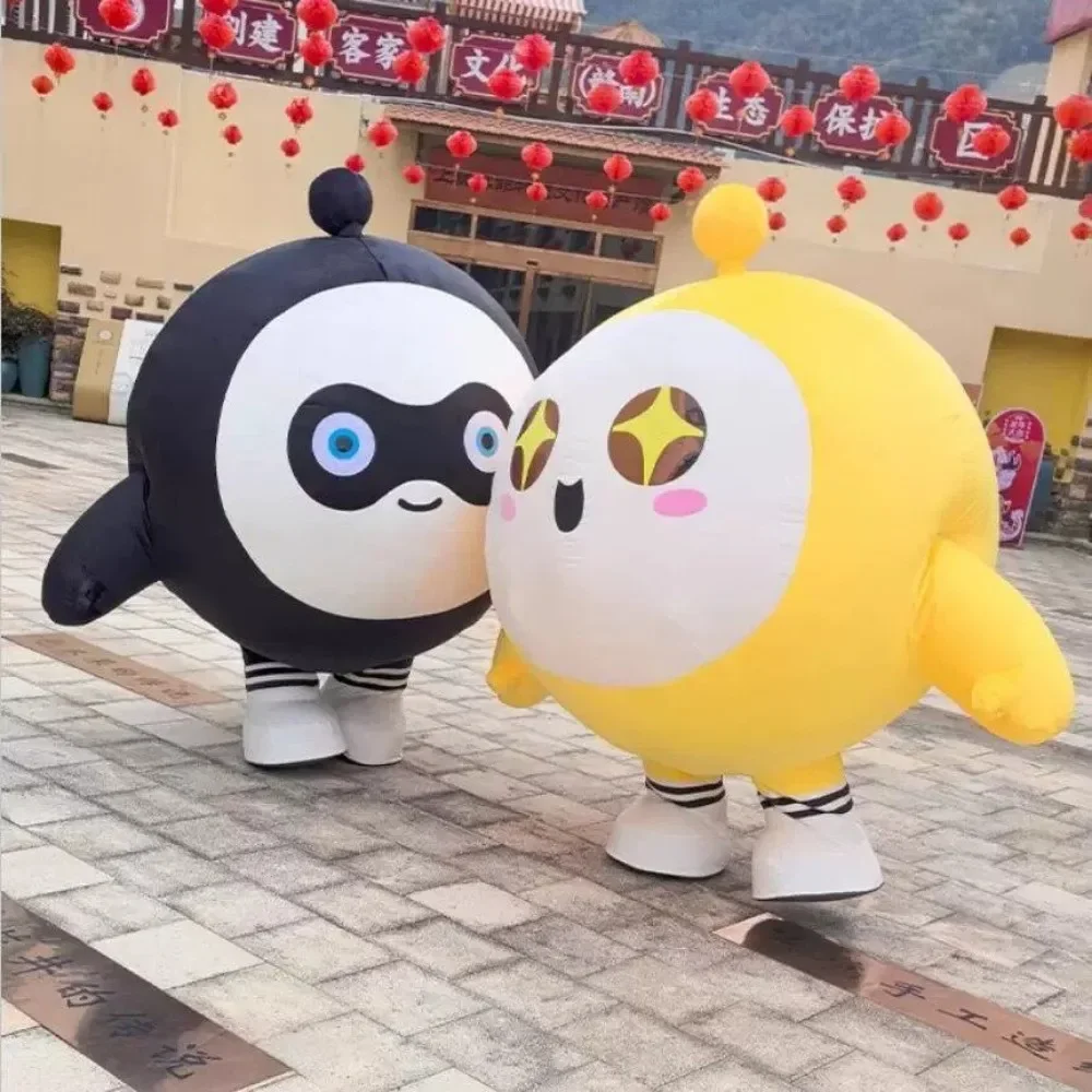 Fato de mascote em forma de ov - Suits avaliação e preço